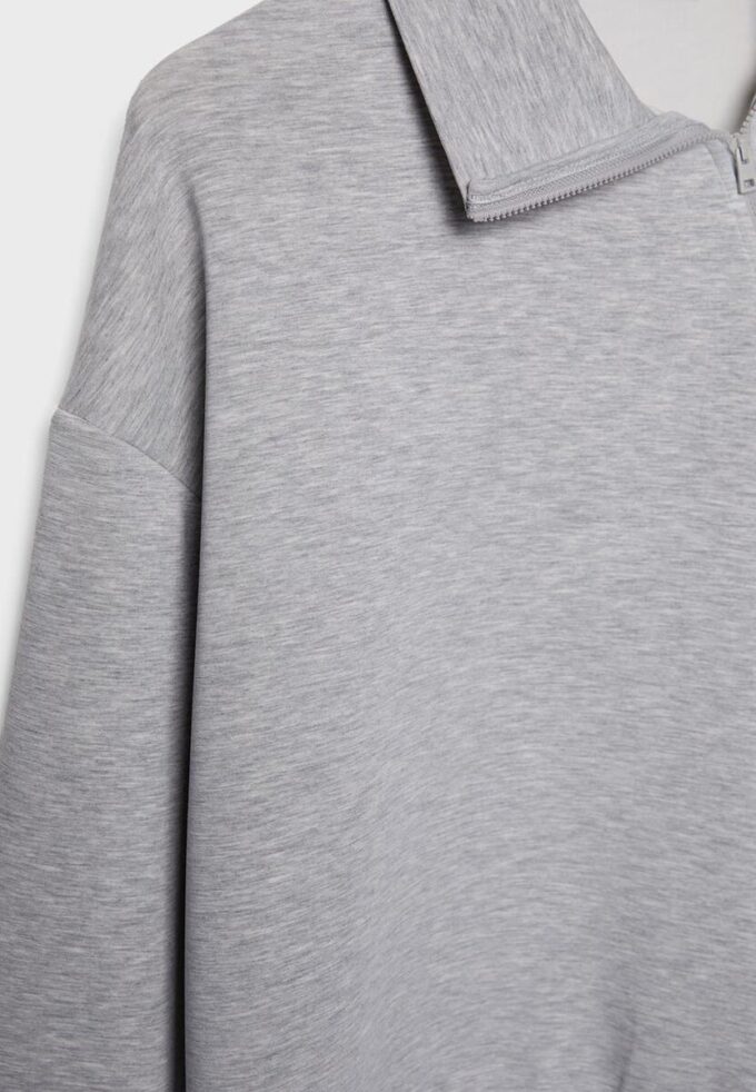 Sweats avec Toucher doux avec fermeture éclair latérale Sweats avec Toucher doux avec fermeture éclair latérale