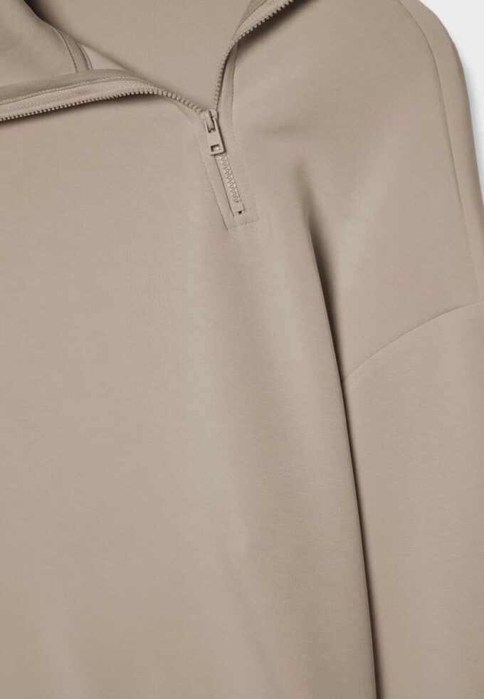 Sweats avec Toucher doux avec fermeture éclair latérale Sweats avec Toucher doux avec fermeture éclair latérale