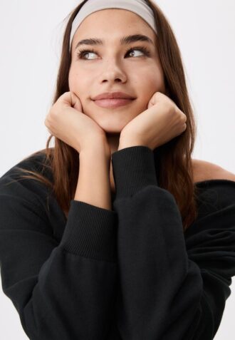 Sweats basiques à épaules dénudées