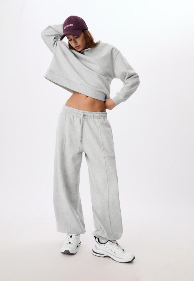 Sweats basiques à épaules dénudées