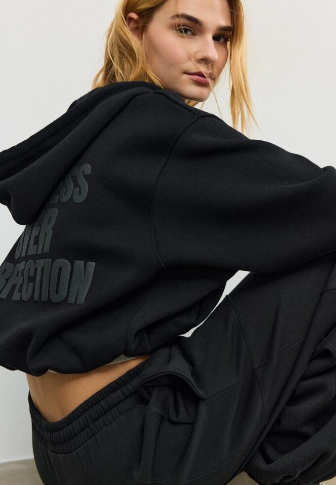 Sweats bomber à capuche imprimés Sweats bomber à capuche imprimés