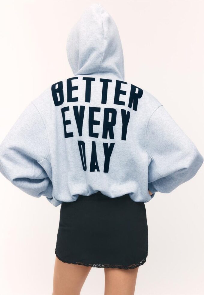 Sweats bomber à capuche imprimés Sweats bomber à capuche imprimés