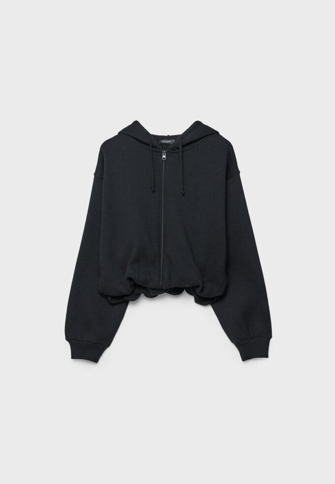 Sweats bomber à capuche imprimés Sweats bomber à capuche imprimés