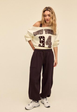 Sweats imprimés à col bateau