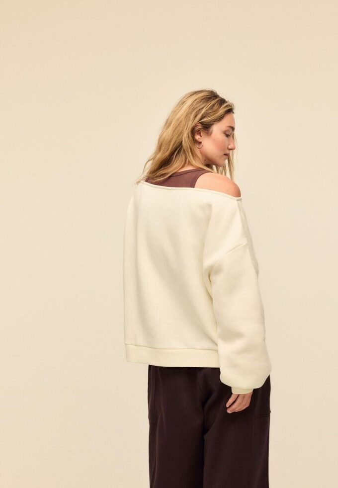 Sweats imprimés à col bateau Sweats imprimés à col bateau