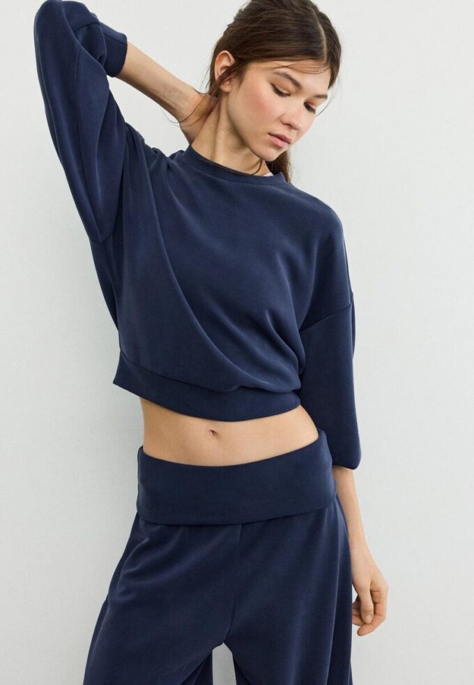 Sweats à manches chauve-souris au toucher doux