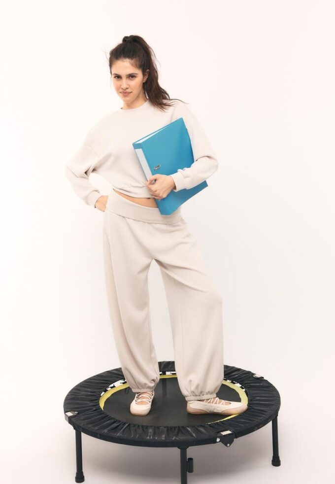 Sweats à manches chauve-souris au toucher doux