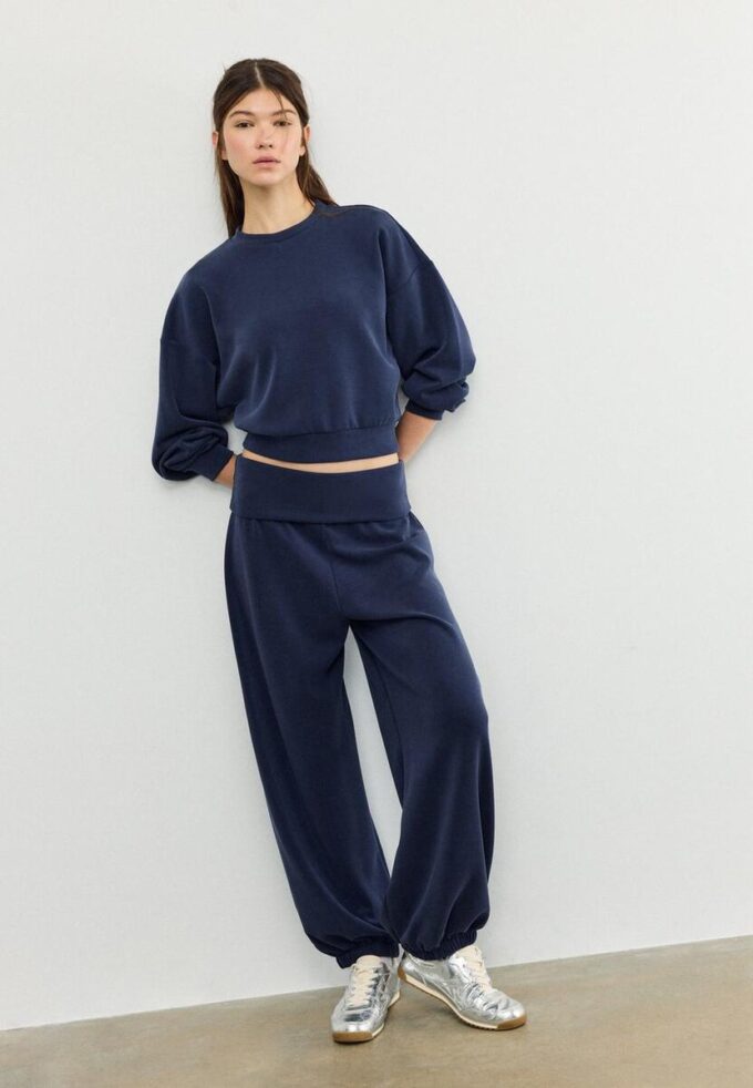 Sweats à manches chauve-souris au toucher doux