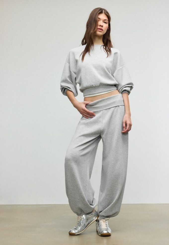 Sweats à manches chauve-souris au toucher doux