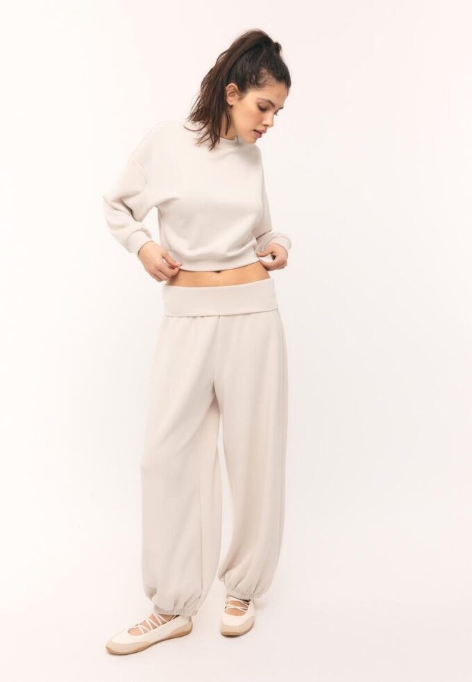 Sweats à manches chauve-souris au toucher doux