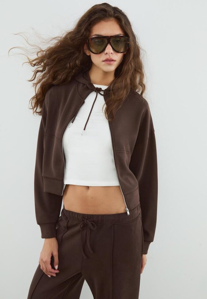 Sweats zippés au toucher doux