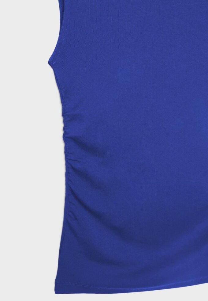 T-shirt ajusté froncé basique