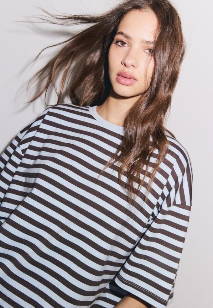 T-shirt ample à manches courtes