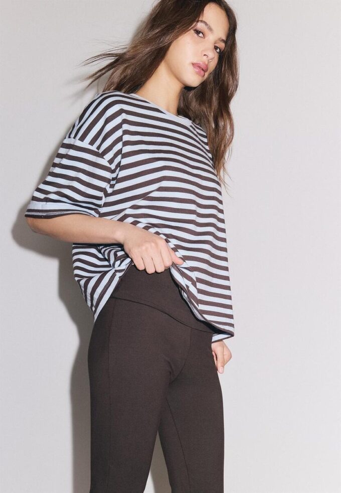 T-shirt ample à manches courtes