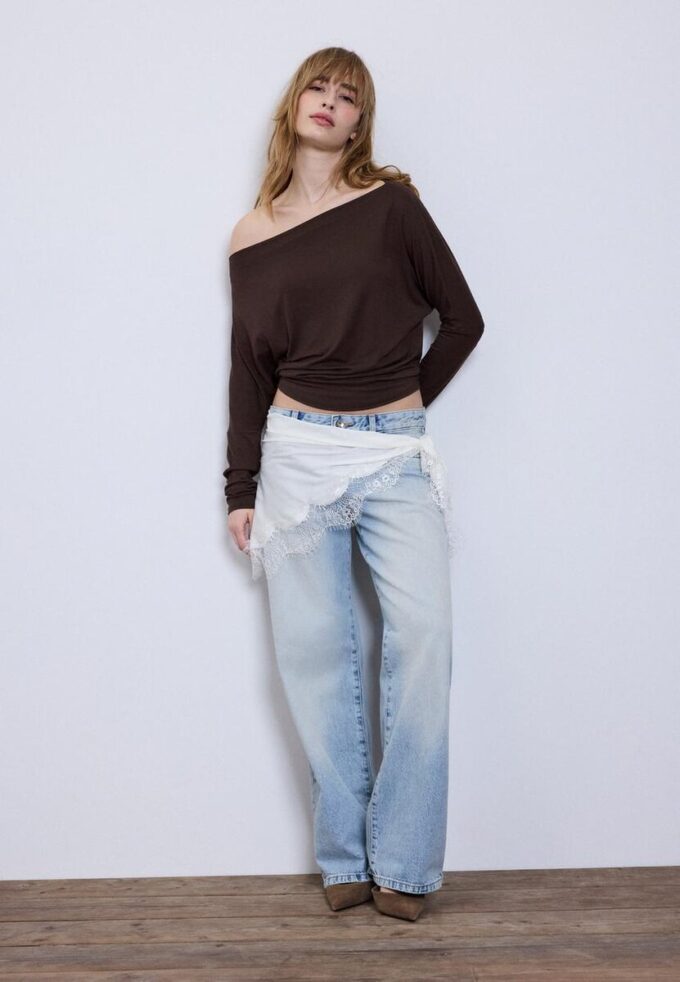 T-shirt asymétrique en modal T-shirt asymétrique en modal