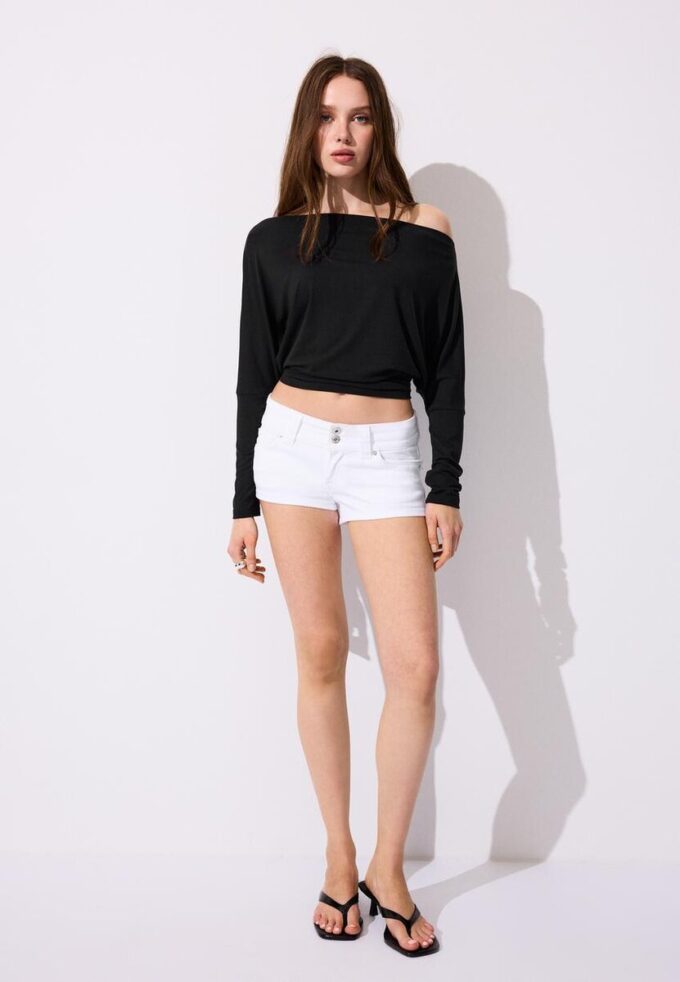 T-shirt asymétrique en modal T-shirt asymétrique en modal