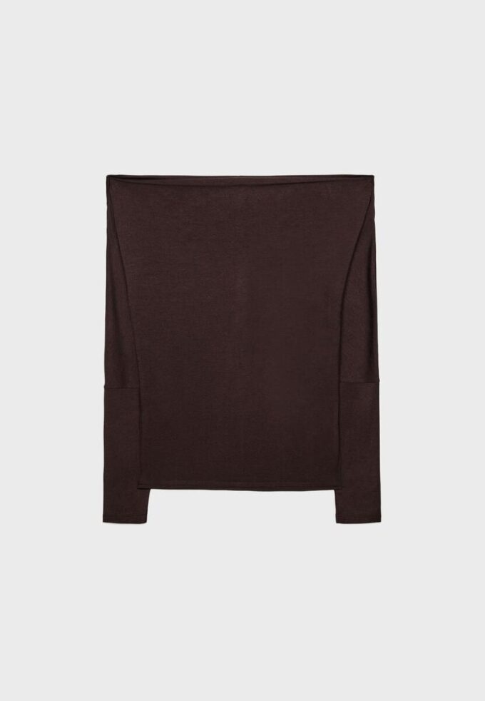 T-shirt asymétrique en modal T-shirt asymétrique en modal