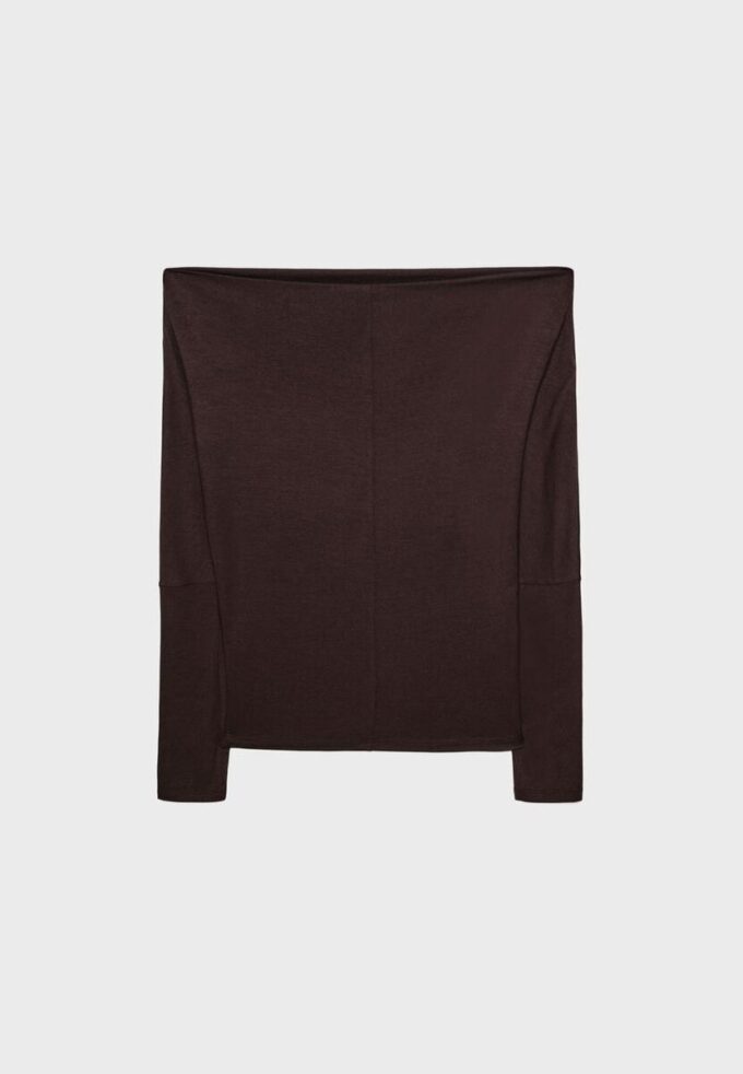 T-shirt asymétrique en modal T-shirt asymétrique en modal