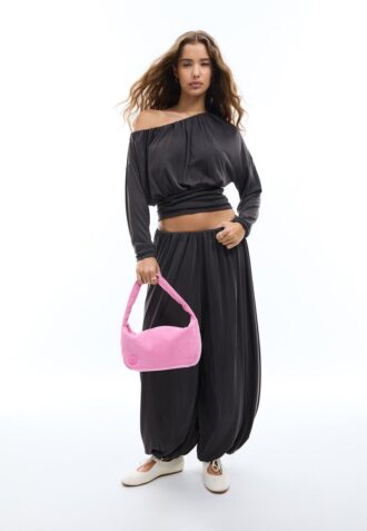 T-shirt asymétrique Toucher doux