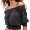 T-shirt asymétrique Toucher doux T-shirt asymétrique Toucher doux