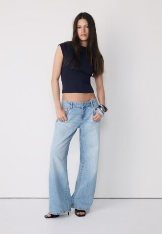 T-shirt basique à col bateau