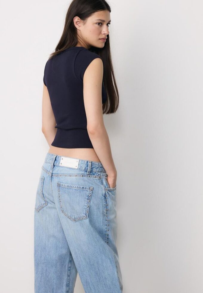 T-shirt basique à col bateau