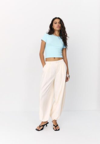 T-shirt basique coupe ajustée