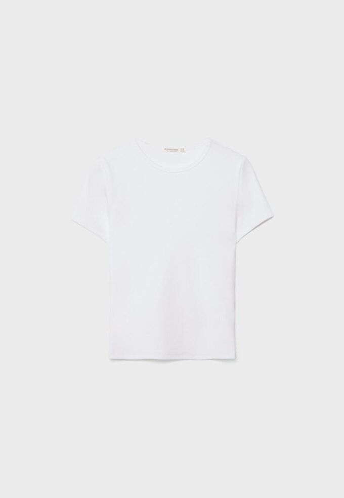 T-shirt basique coupe ajustée