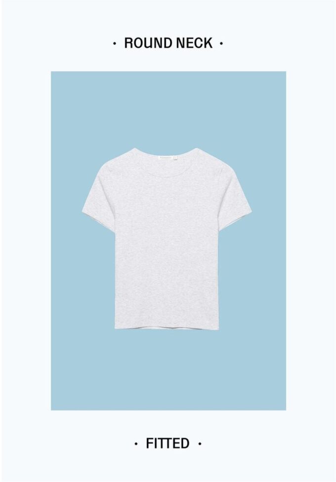 T-shirt basique coupe ajustée