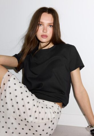 T-shirt basique coupe classique au toucher doux