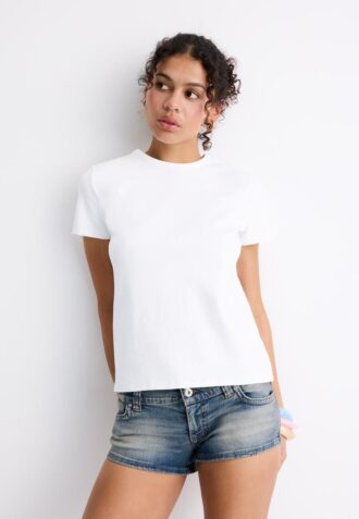 T-shirt basique coupe classique au toucher doux