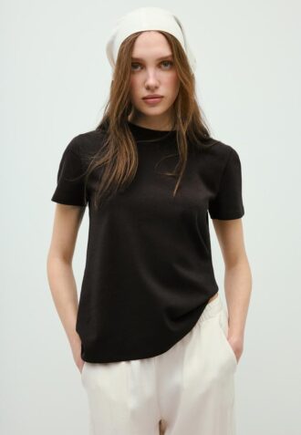 T-shirt basique coupe classique au toucher doux