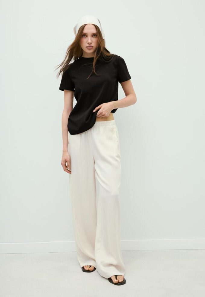 T-shirt basique coupe classique au toucher doux