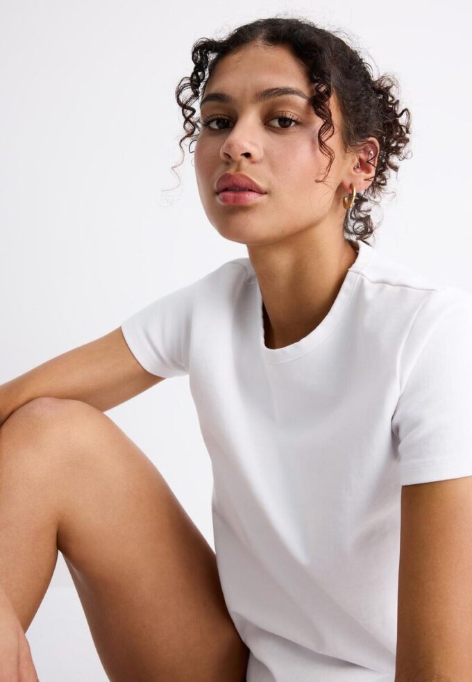 T-shirt basique coupe classique au toucher doux