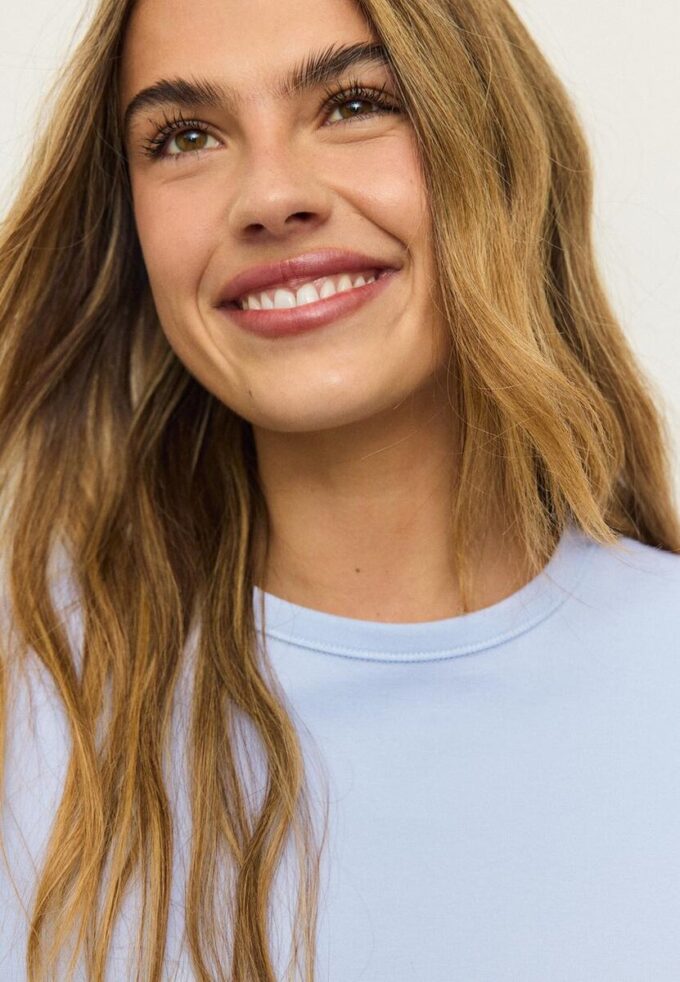 T-shirt basique coupe classique au toucher doux