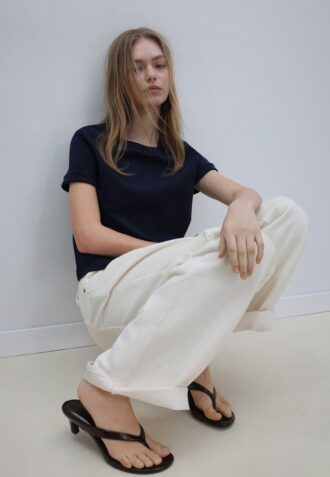 T-shirt basique coupe classique épais