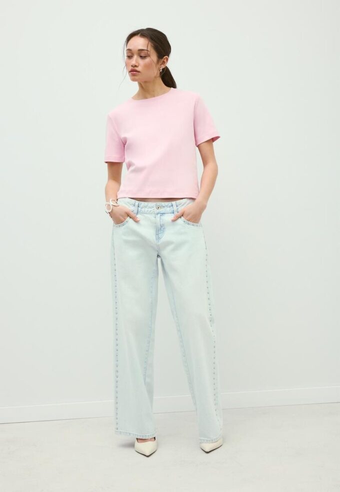 T-shirt basique coupe classique épais