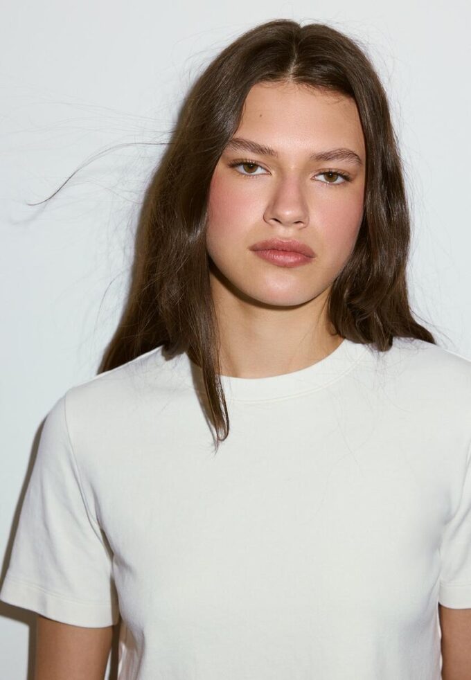 T-shirt basique coupe classique épais