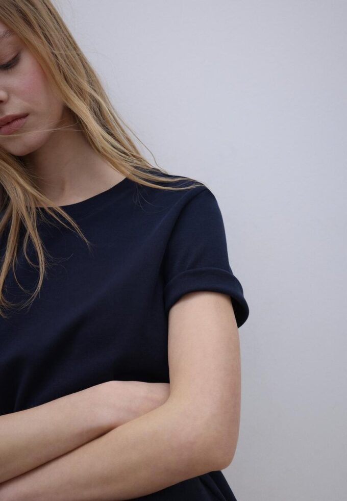 T-shirt basique coupe classique épais