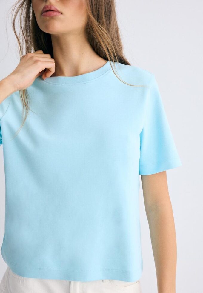 T-shirt basique coupe classique épais