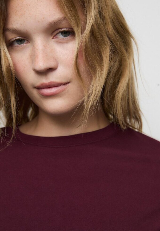 T-shirt basique coupe classique épais