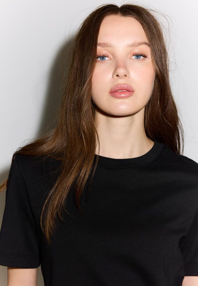 T-shirt basique coupe classique épais