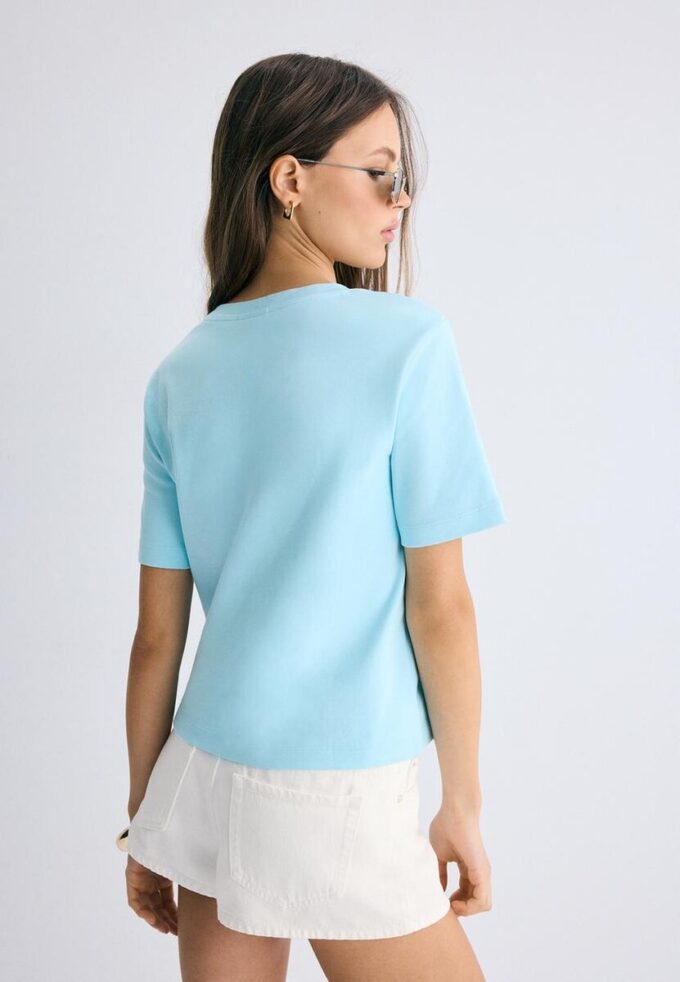 T-shirt basique coupe classique épais