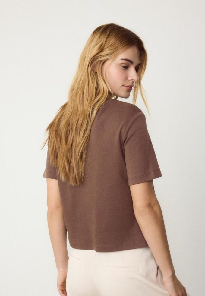 T-shirt basique coupe classique épais