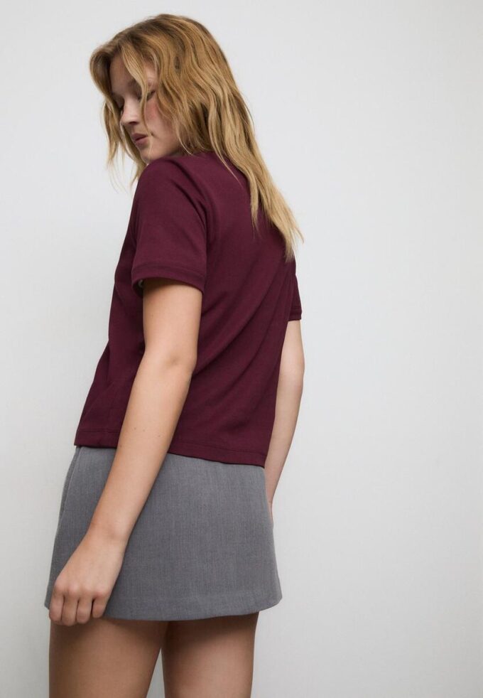 T-shirt basique coupe classique épais