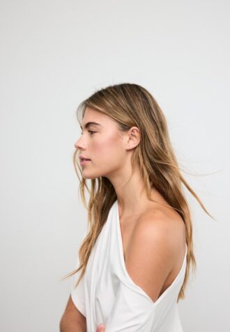 T-shirt basique à manches chauve-souris