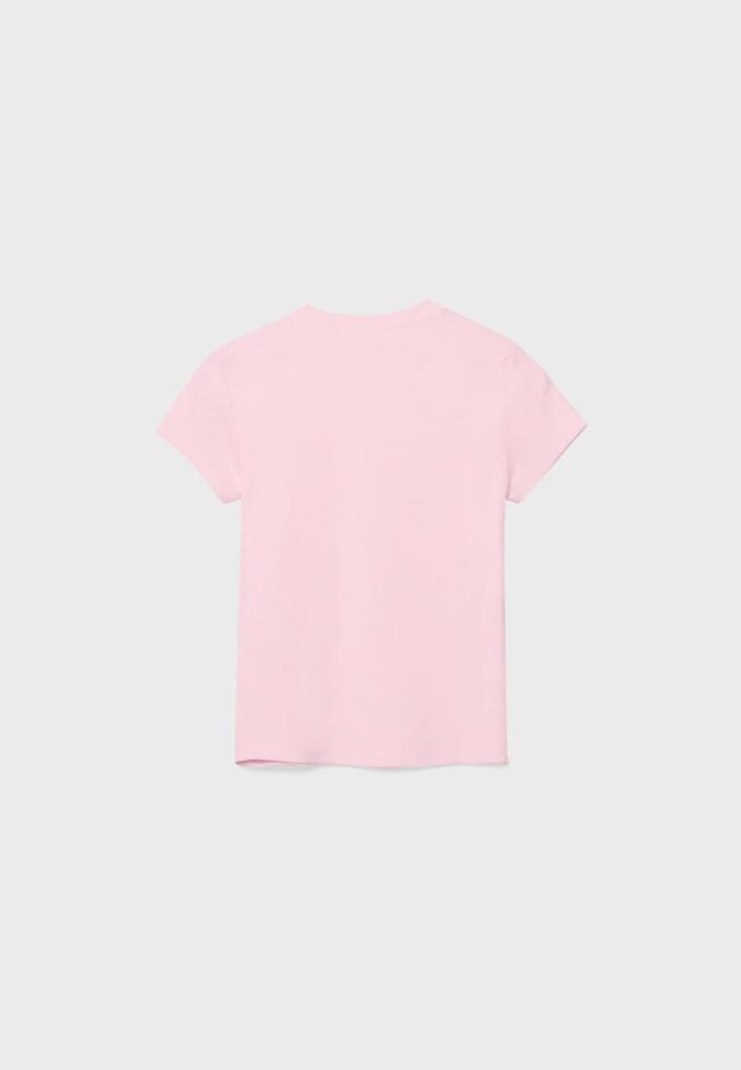 T-shirt basique à manches courtes et col rond