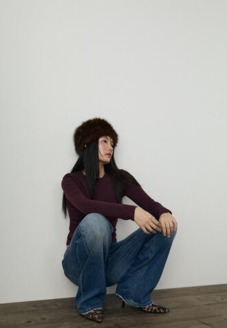 T-shirt basique à manches longues