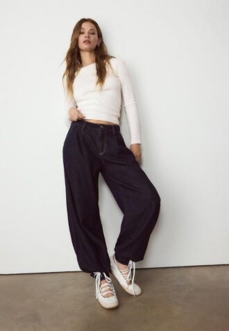 T-shirt basique à manches longues