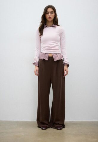 T-shirt basique à manches longues